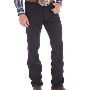 Wrangler Wrancher Dress Jean in Heathered Black 34x30